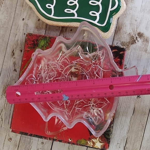 Two Christmas tree tray server 7.5 in - Picture 6 of 6